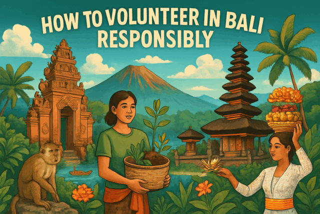 Come fare volontariato a Bali in modo responsabile