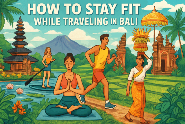So bleiben Sie auf Reisen auf Bali fit