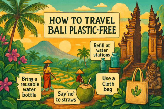 Bali'de Plastiksiz Seyahat Etme