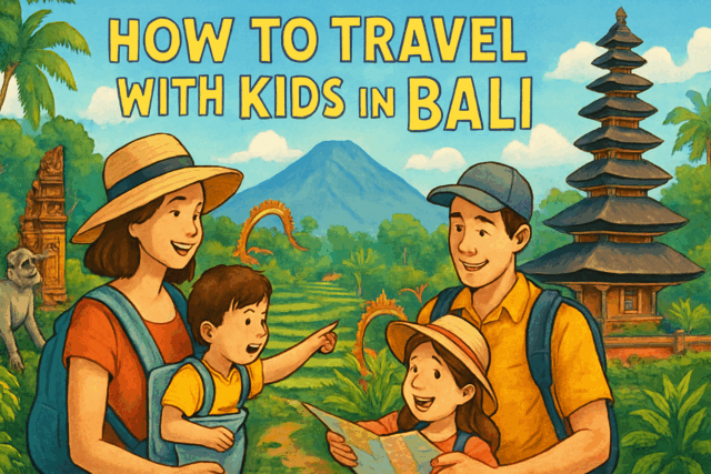 Comment voyager avec des enfants à Bali
