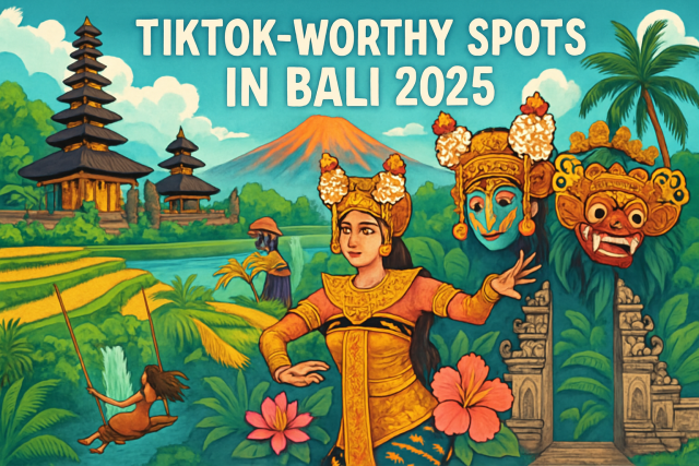 TikTok-würdige Orte auf Bali für 2025