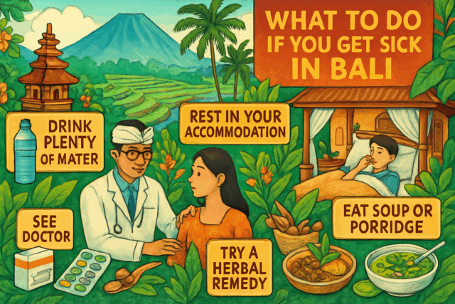 Was tun, wenn Sie auf Bali krank werden?