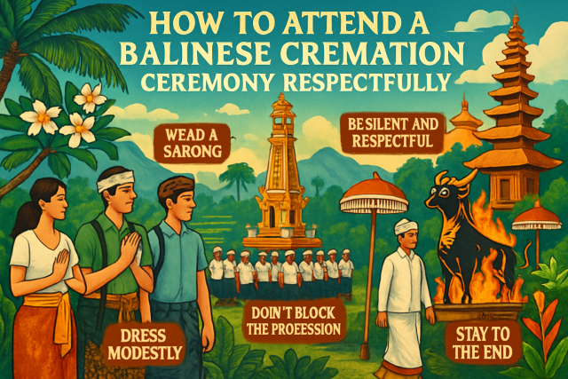 How to Attend a Balinese Cremation Ceremony Respectfully