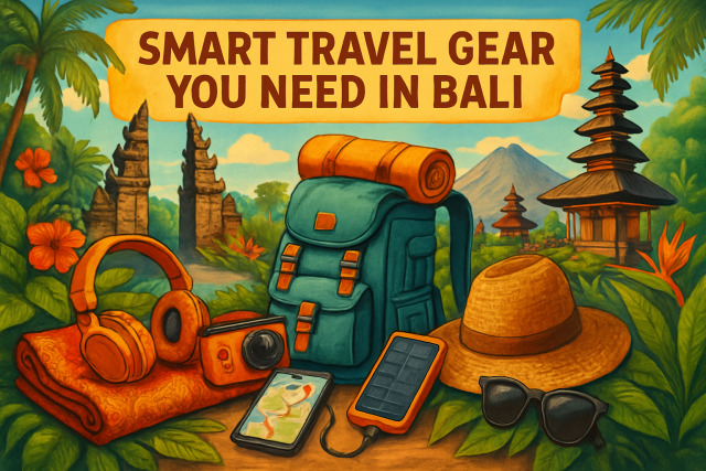 バリ島で必要なスマートな旅行用品