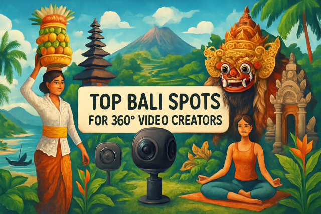 Top Bali Spots for 360° Video Creators