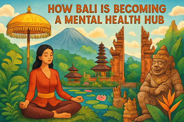 Como Bali está se tornando um polo de saúde mental