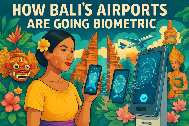 Como os aeroportos de Bali estão se tornando biométricos