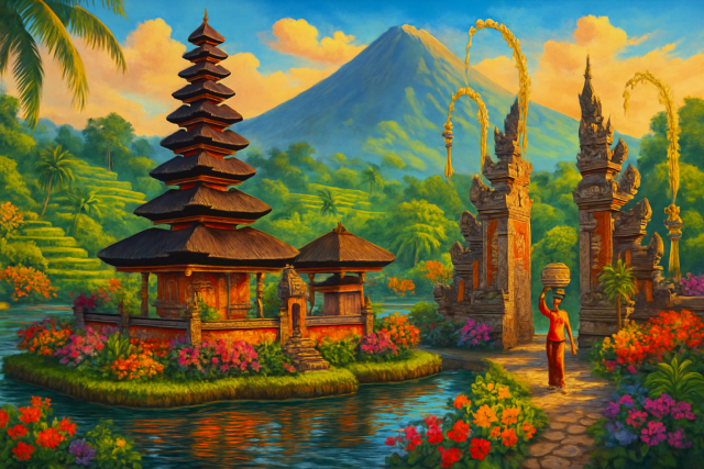 Orte in Bali, die wie Japan aussehen