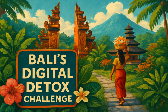 Balis digitale Entgiftungs-Challenge