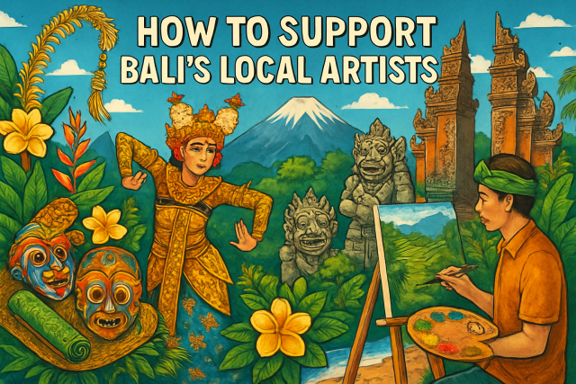 Come sostenere gli artisti locali di Bali
