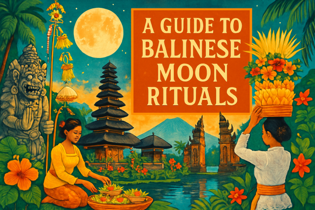 Una guida ai rituali lunari balinesi