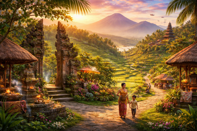 I villaggi più tranquilli di Bali in cui vivere