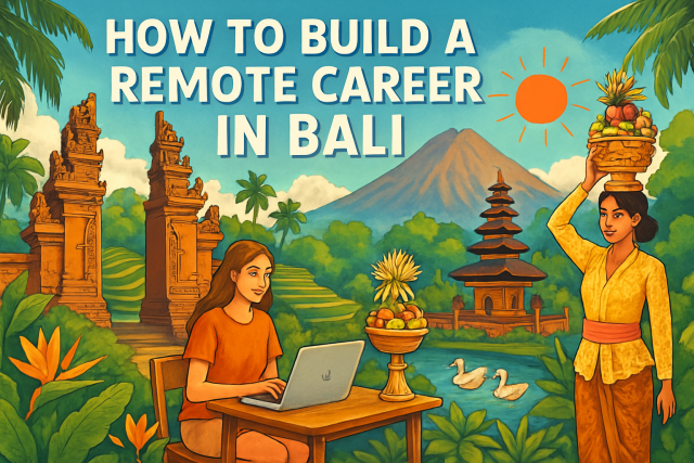 Come costruire una carriera da remoto a Bali