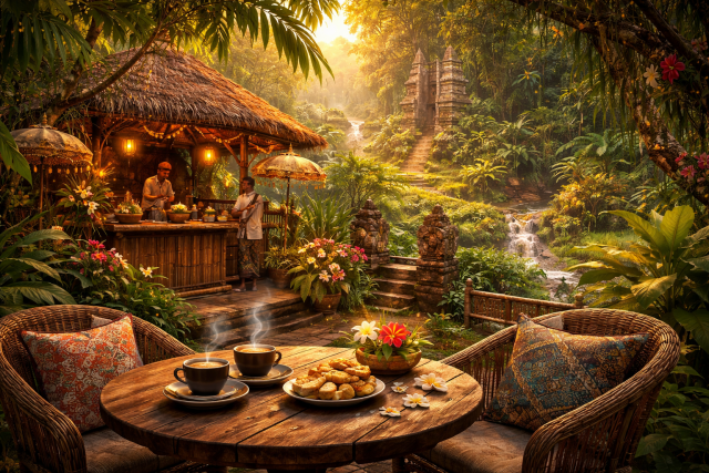 Os melhores cafés escondidos na selva de Bali: um guia ao estilo Fenna para drinques secretos e um clima tropical.