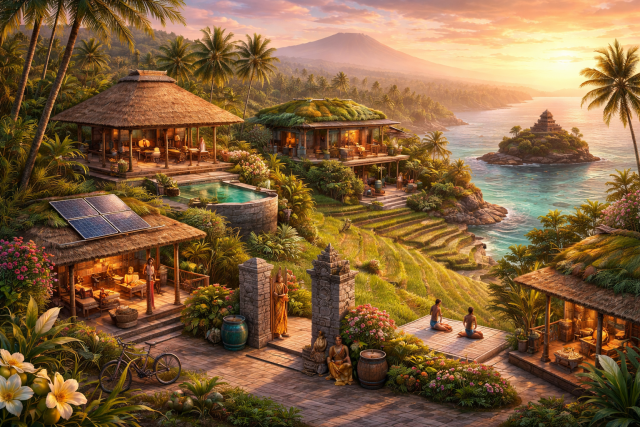 Le migliori ville ecocompatibili di Bali: soggiorni sostenibili con un'anima