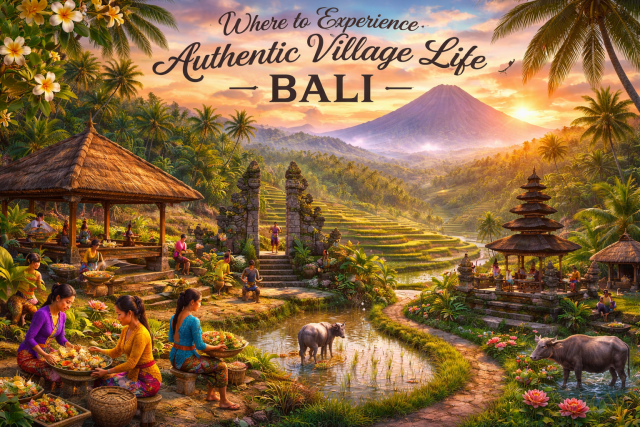 Where to Experience Authentic Village Life in Bali